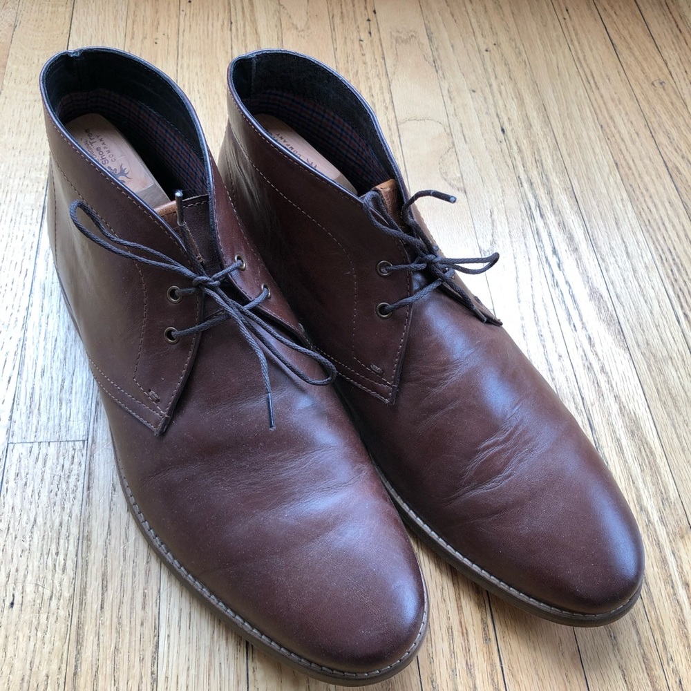 Ben Sherman Leather Chukka Boots